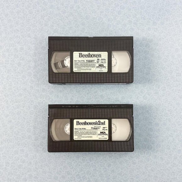 Beethoven 1&2 VHS Set –90s Family Classic – Vintage Dog Movies in Original Cases - Picture 6 of 7